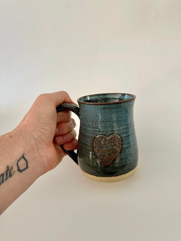 Blue Heart Mug