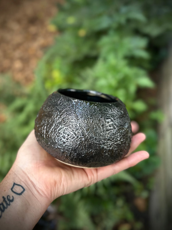 Textured Moon Vase - small