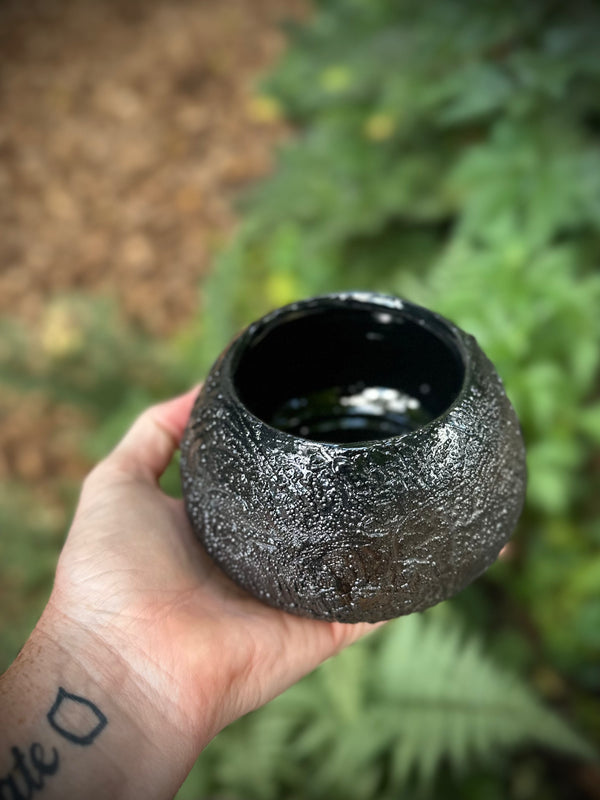 Textured Moon Vase - small