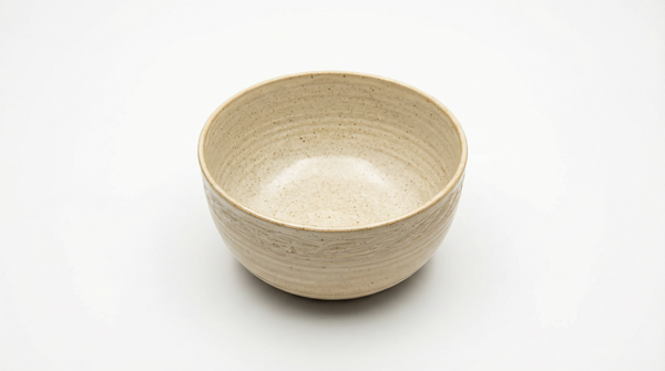 Serving Bowl: Carved and Creamy