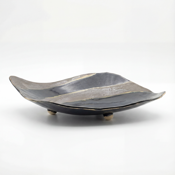 Large Decorative/Functional Platter with feet.
